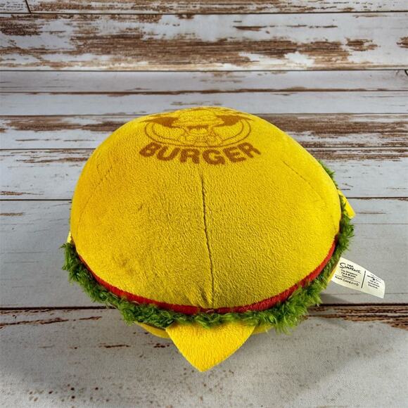 The Simpsons Krusty Burger Plush Toy Small 6-14 in Yellow - Picture 2 of 5